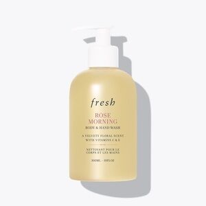 FRESH NWT rose morning hand & body wash -10oz